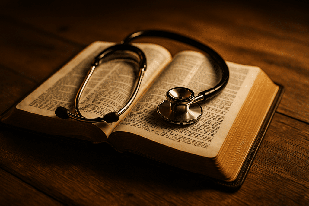 Faith and science partner to calm anxious hearts.