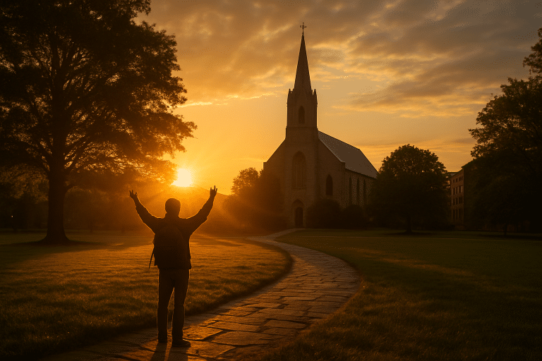 Finding calm on campus begins with Christ‑centered self‑help.