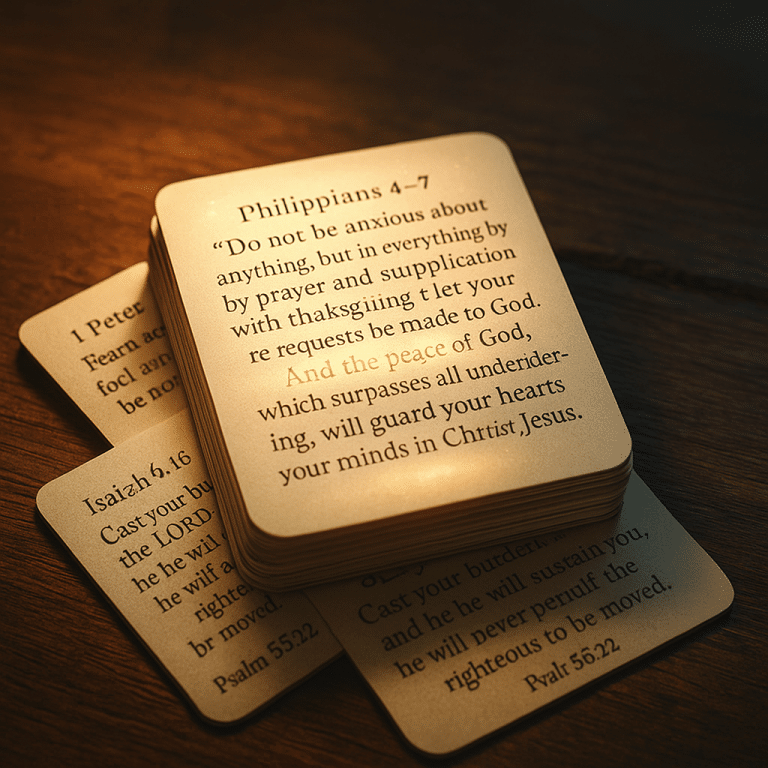 Keep verse bible verses for anxiety attacks quick reference cards handy during anxious moments