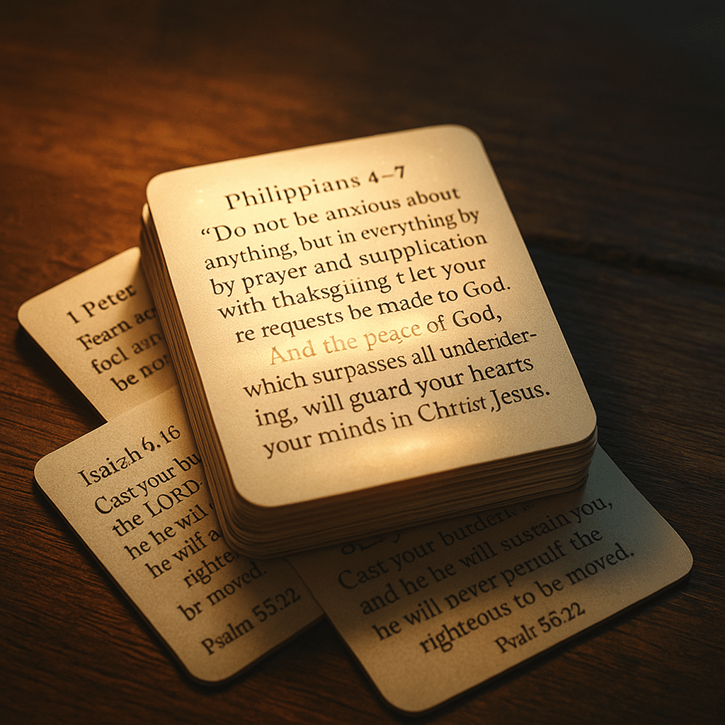 Keep verse bible verses for anxiety attacks quick reference cards handy during anxious moments