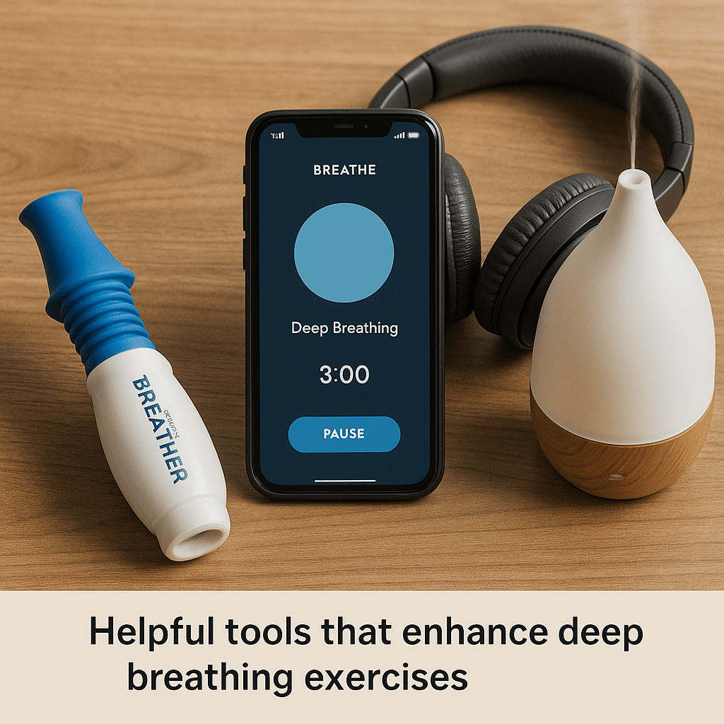 Tools that enhance deep breathing exercises for anxiety relief