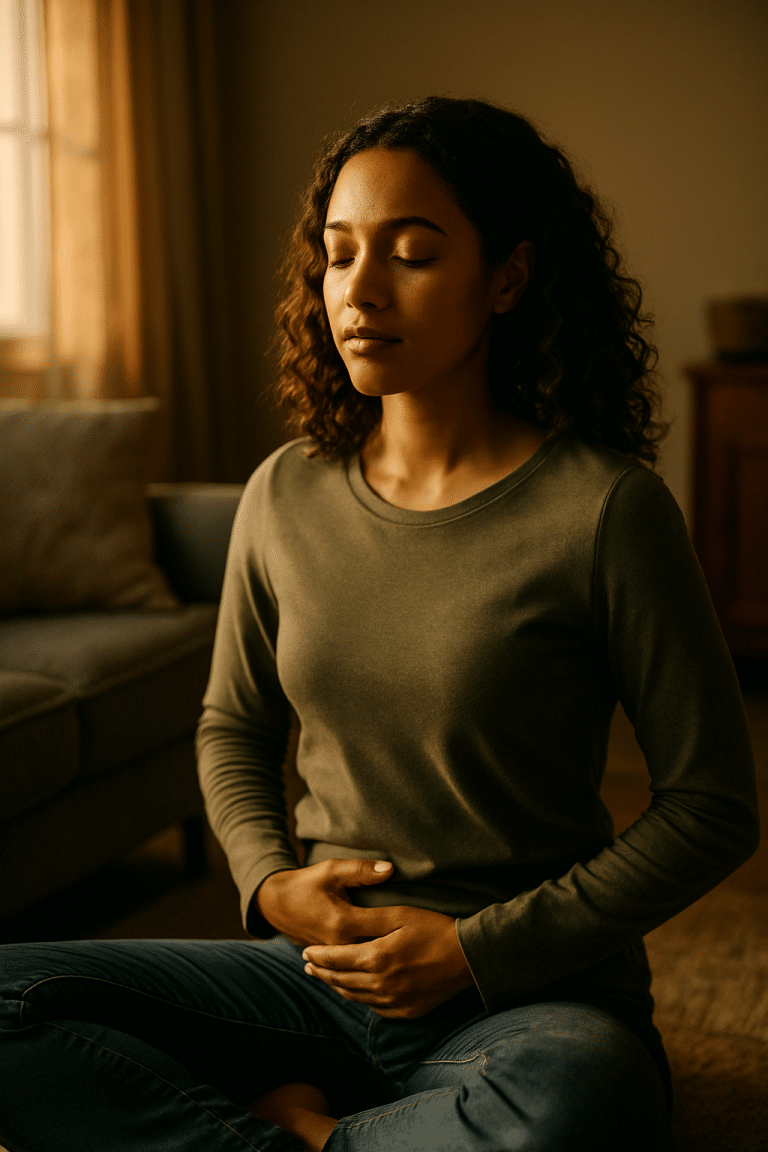 Deep breathing is the first skill that demonstrates how to stop a panic attack without medication.