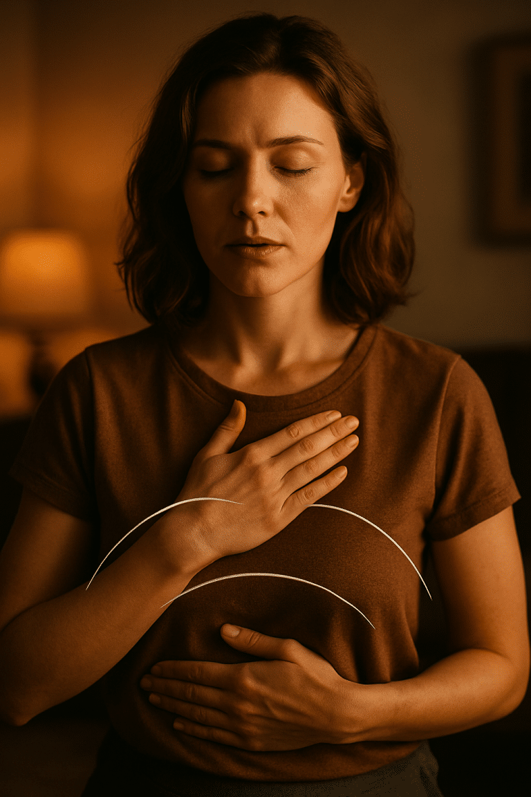 Slow diaphragmatic breath reduces heart rate