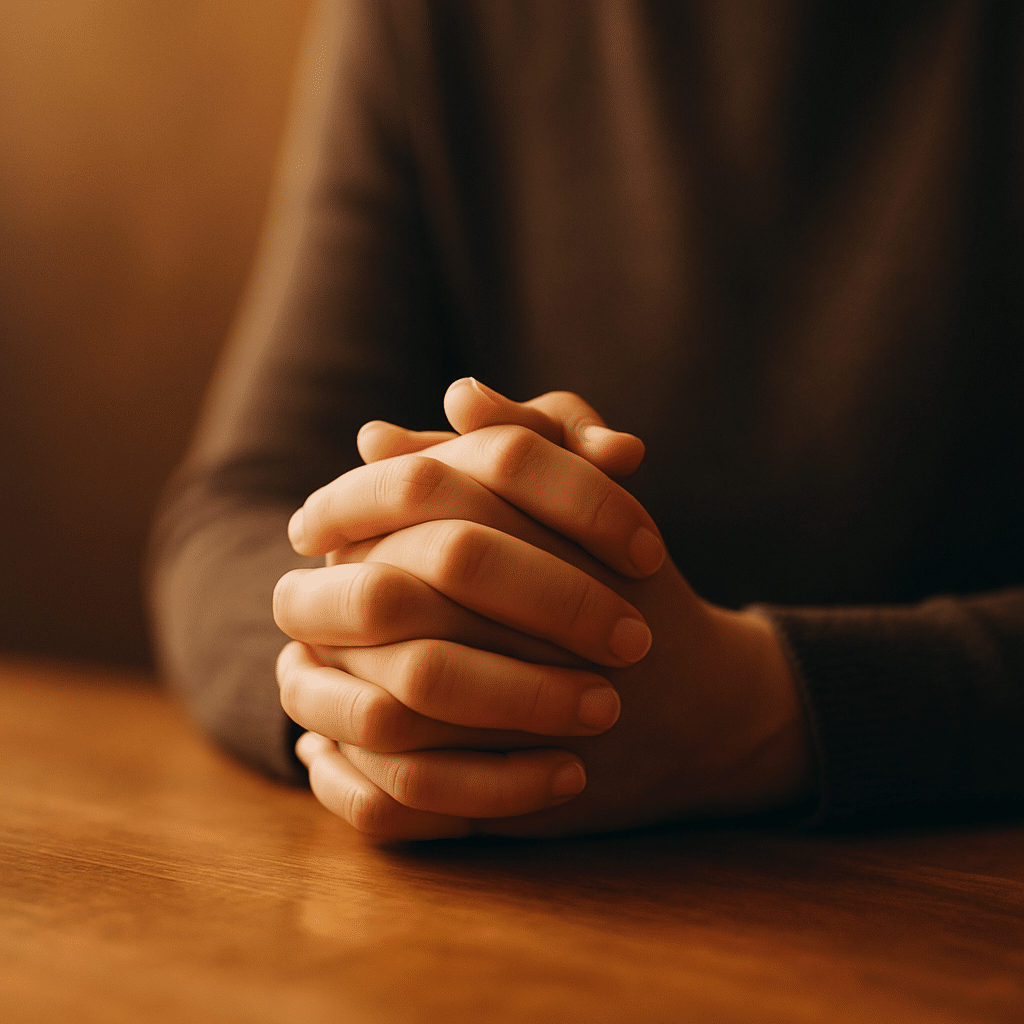 prayer for anxiety helping hands