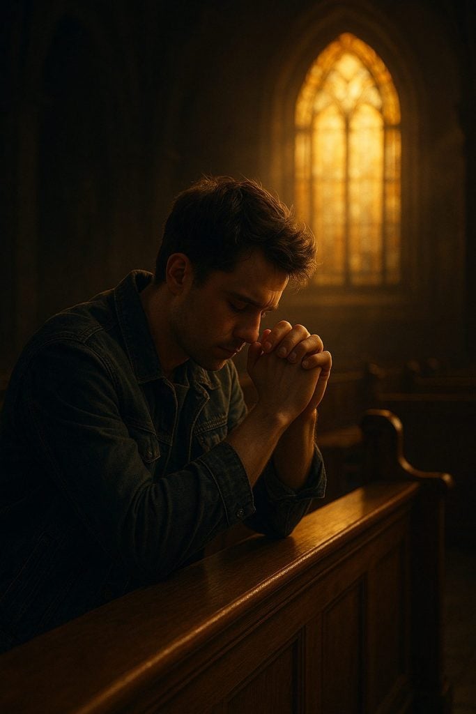 A quiet prayer for peace in God amidst anxiety.