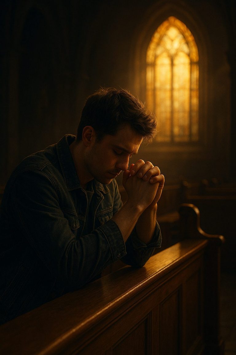 A quiet prayer for peace in God amidst anxiety.