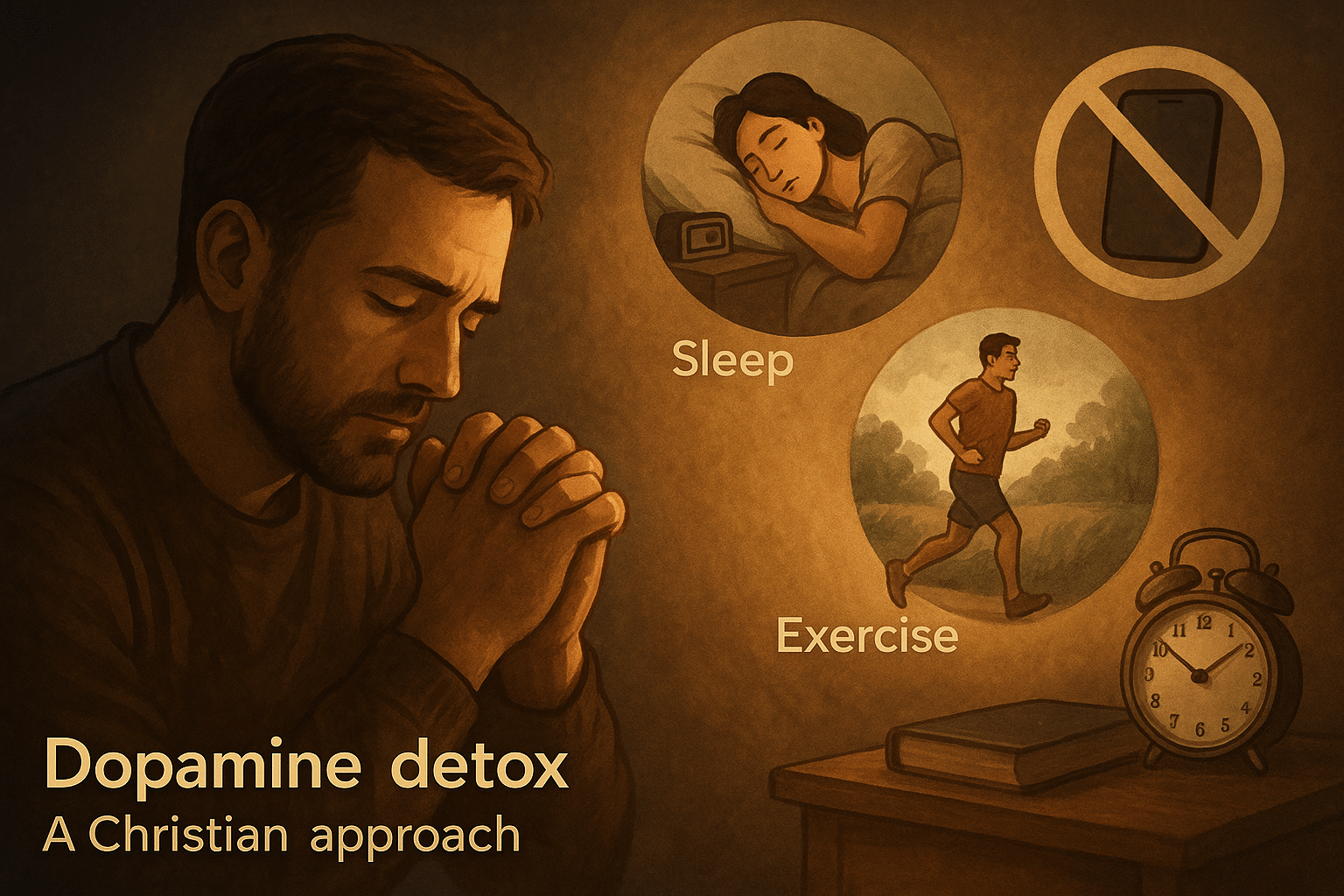 Dopamine detox Christian approach: simple rhythms that restore joy.