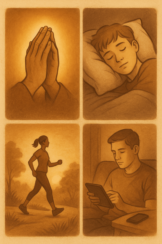 Dopamine detox Christian approach tools that support prayer, sleep, and presence.