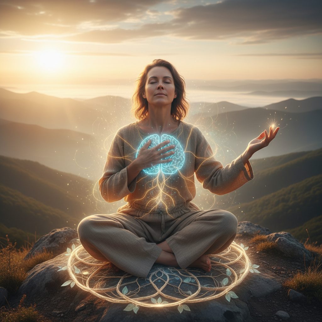 is the body spiritual - Symbolic image exploring if the body is spiritual, showing the deep connection between a person's phy