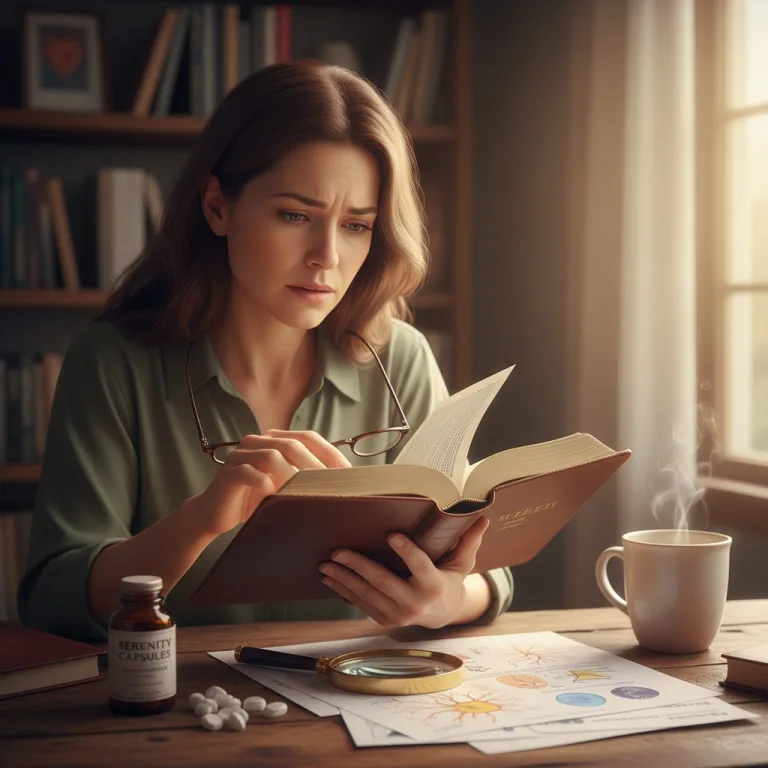 A woman with a worried expression reads her Bible, searching for anxiety fear bible verses to find spiritual comfort and p...