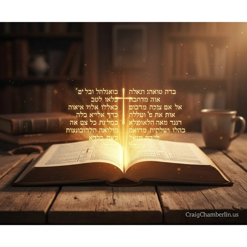 The Scriptural and Theological Foundations of Bible Healing An open Bible with light illuminating healing scriptures, representing the theological foundations of bible healing.