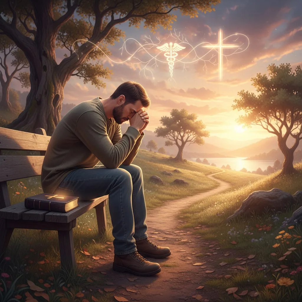 A thoughtful depiction of the struggles faith christians face with burnout, highlighting the connection between belief and...