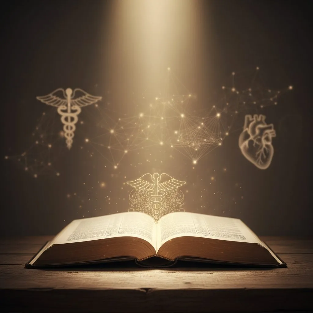 The Biblical Truth That Faith is from God An open Bible with light shining on its pages, illustrating the biblical foundation that authentic faith is from God, not ...