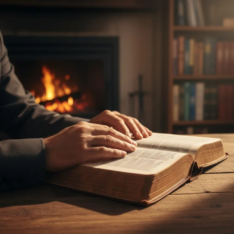 god and bible - A person's hands resting on an open book, representing the quest to understand God and the Bible through dedi