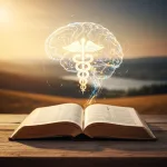 An open Bible with a soft light shining on its pages, illustrating the timeless promise of bible healing.