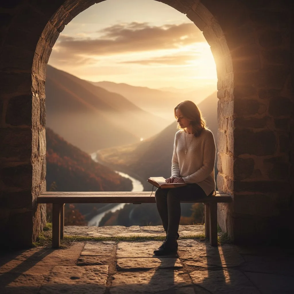 A thoughtful woman sits alone, depicting the challenge of how to faith have when battling anxiety and internal doubt.