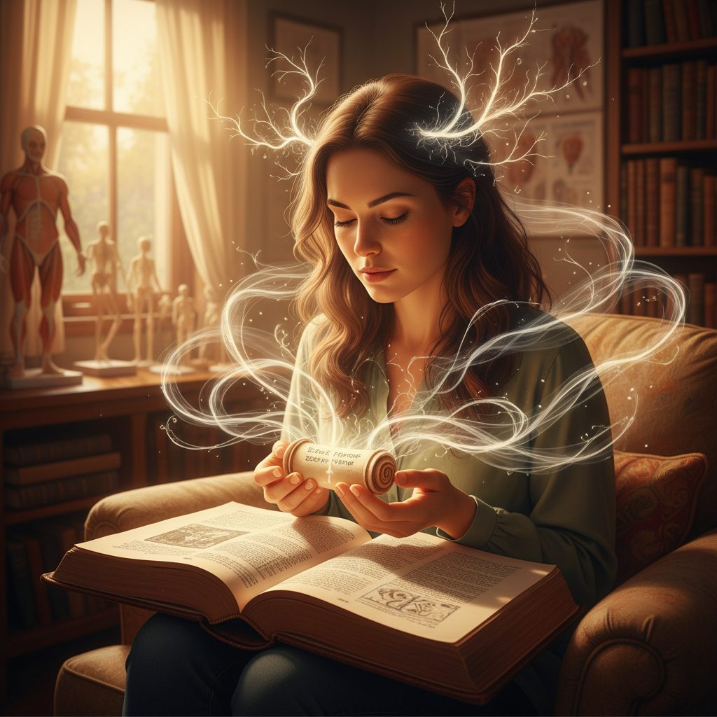 A woman studies the biblical roots of the breath of prayer in the book of 1 Thessalonians, embodying the concept of unceas...